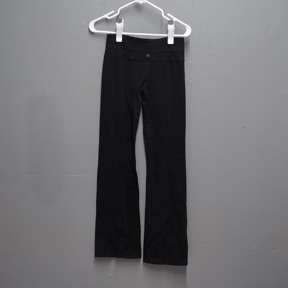 Lululemon Black Flared Yoga Pants Size 4
